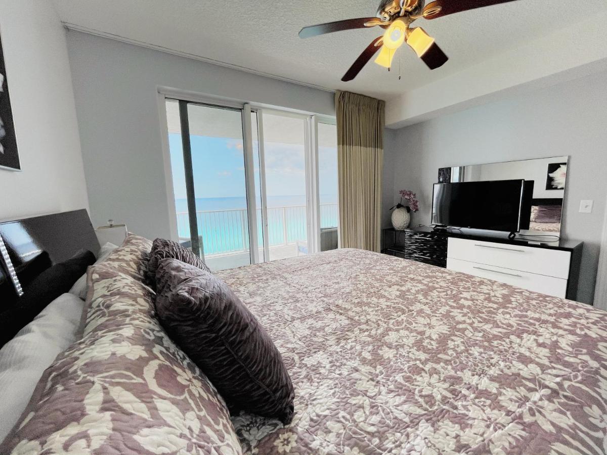 Tropic Winds 1701 Premium Corner Unit With 2 Parkings! Free Beach Chairs Service! Panama City Beach Bagian luar foto