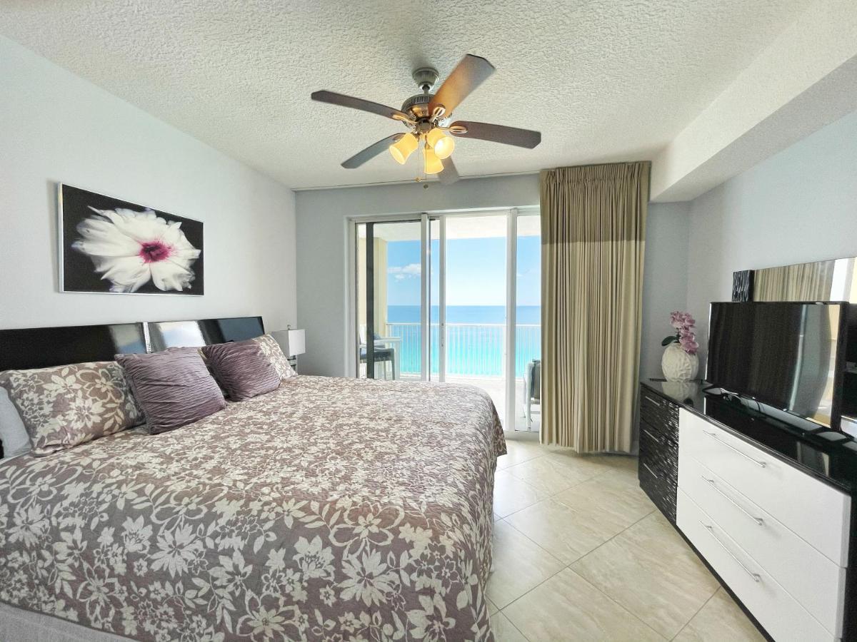 Tropic Winds 1701 Premium Corner Unit With 2 Parkings! Free Beach Chairs Service! Panama City Beach Bagian luar foto